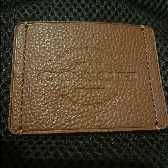 Coach Hudson Brown Leather Backpack - Picture 5 of 6